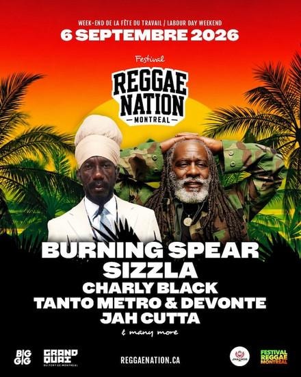 Montreal Reggae Nation Festival 2026