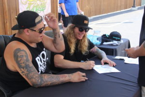 Dirty Heads signing autographs