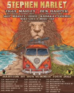 Babylon by Bus Summer Tour 2022 poster