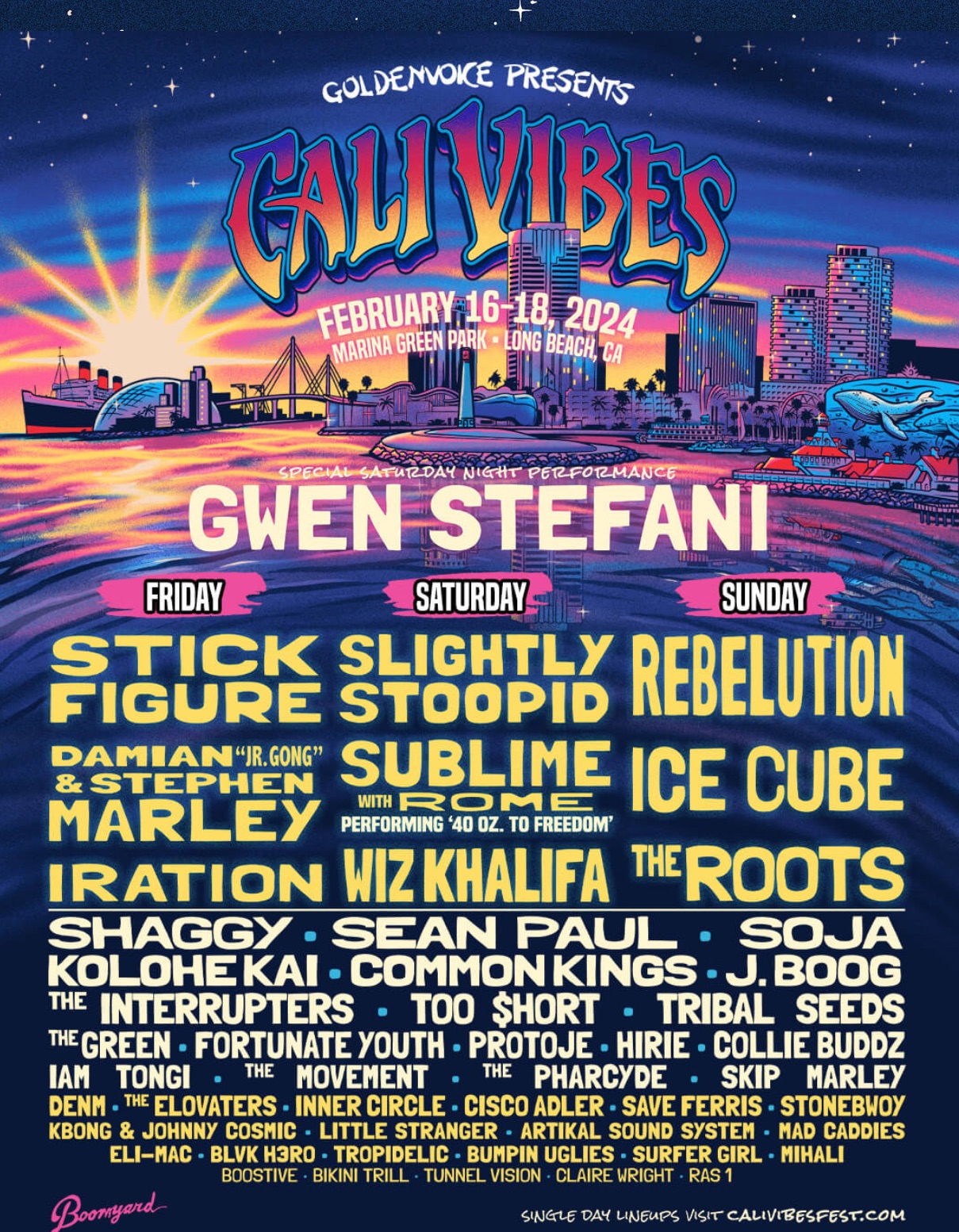 Reggae Rock NewsGoldenvoice presents Cali Vibes Feb 16th – 18th, 2024 ...